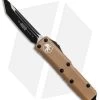 Microtech UTX-85 T/E OTF Automatic Knife Tan (3.125" Black) 232-1TA