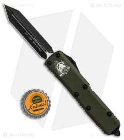 Microtech UTX-85 USN-GX Spartan OTF Automatic Knife OD Green (3.125" Black) -Microtech Shop Microtech UTX 85 USN GX Spartan OD Green Black BHQ 89361 er bottlecap jr
