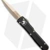 Microtech Ultratech Bayonet OTF Automatic Knife Black (3.4" Bronze SW)