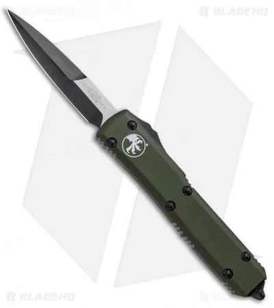 Microtech Ultratech Bayonet OTF Automatic Knife OD Green CC (3.4" Black) 3 Microtech Ultratech Bayonet OTF Automatic Knife OD Green CC (3.4" Black)