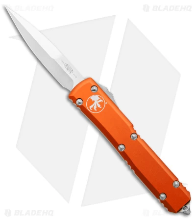 Microtech Ultratech Bayonet OTF Automatic Knife Orange Al (3.4" Satin ELMAX) 3 Microtech Ultratech Bayonet OTF Automatic Knife Orange Al (3.4" Satin ELMAX)
