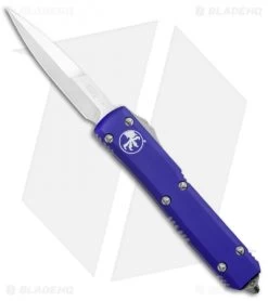 Microtech Ultratech Bayonet Knife Purple OTF Automatic (3.4" Satin) 120-4PU