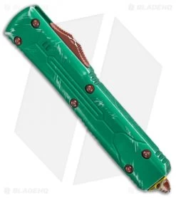 Microtech Ultratech Bounty Hunter OTF Automatic Knife (3.4" Apocalyptic) -Microtech Shop Microtech Ultratech Bounty Hunter apocalyptic BHQ 75678 er spine