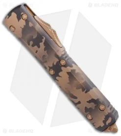 Microtech Signature Series Ultratech D/E OTF Auto Knife CC (3.4" Coyote Camo) 7 Microtech Signature Series Ultratech D/E OTF Auto Knife CC (3.4" Coyote Camo) -Microtech Shop Microtech Ultratech D E OTF Automatic Knife CC 3.4 Coyote Camo 122 1CC BHQ 116998 LS Spine