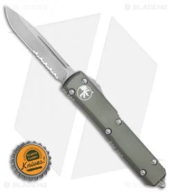 Microtech Ultratech D/E OTF Automatic OD Green (3.4" Apocalyptic) 121-11APOD -Microtech Shop Microtech Ultratech D E OTF Automatic OD Green 3.4 Apocalyptic 121 11APOD BHQ 117057 LS Bottlecap