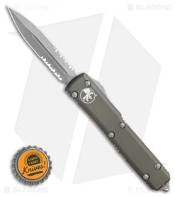 Microtech Ultratech D/E OTF Automatic OD Green (3.4" Apocalyptic) 122-11APOD -Microtech Shop Microtech Ultratech D E OTF Automatic OD Green 3.4 Apocalyptic 122 11APOD BHQ 116821 LS Bottlecap