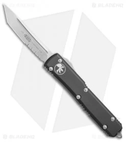 Microtech Ultratech T/E OTF Automatic Knife CC (3.4" Stonewash Serr) 123-11