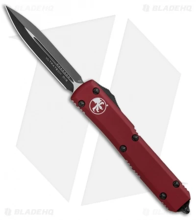 Microtech Ultratech D/E OTF Automatic Knife CC Merlot Red (3.4" Black) 122-1MR 3 Microtech Ultratech D/E OTF Automatic Knife CC Merlot Red (3.4" Black) 122-1MR