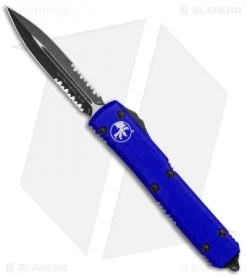Microtech Ultratech D/E OTF Automatic Knife Purple CC (3.4" Black Serr) 122-2PU