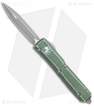 Microtech Ultratech D/E OTF Automatic Knife Distressed OD Green (3.4" Stonewash) 3 Microtech Ultratech D/E OTF Automatic Knife Distressed OD Green (3.4" Stonewash)