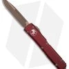 Microtech Ultratech Drop Point OTF Automatic Knife Merlot (3.4" Bronze AP)