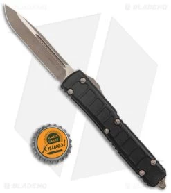 Microtech Ultratech II OTF Knife S/E Step Side (3.4" Bronze Apocalyptic) -Microtech Shop Microtech Ultratech II OTF SE Step Side Black Bronze BHQ 139150 jr bottlecap