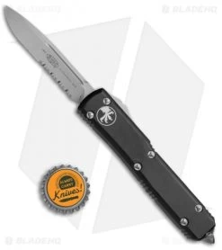 Microtech Ultratech D/A SE OTF Automatic Knife CC (3.4" Bead Blast Serr) 121-8 -Microtech Shop Microtech Ultratech OTF SE BB Serr 121 8 BHQ 67931 jr bottlecap