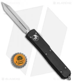 Microtech Ultratech Spartan OTF Automatic Knife (3.4" Satin) 223-4 -Microtech Shop Microtech Ultratech OTF Spartan Black 223 4 BHQ 67984 jr bottlecap
