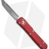 Microtech Ultratech T/E OTF Automatic Knife Red CC (3.4" Stonewash)
