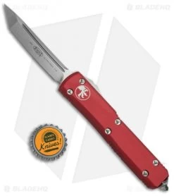 Microtech Ultratech T/E OTF Automatic Knife Red CC (3.4" Stonewash) -Microtech Shop Microtech Ultratech OTF TE Contoured Red SW 123 10RD BHQ 68238 jr bottlecap