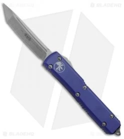 Microtech Ultratech T/E OTF Automatic Knife CC Purple (3.4" Stonewash)