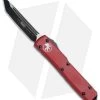 Microtech Ultratech T/E OTF Automatic Knife Red CC (3.4" Black) -Microtech Shop Microtech Ultratech OTF TE Red CC Black 123 1CCRD BHQ 51773 jr 2