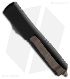 Microtech Ultratech S/E Dead Man's Hand OTF Automatic Knife (3.4" Bronze AP) -Microtech Shop Microtech Ultratech SE Dead Man Hand OTF AK 3in Bronze AP BHQ181951 td side