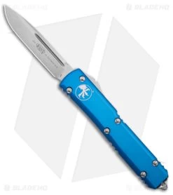 Microtech Ultratech S/E OTF Automatic Knife Blue (3.4" Stonewash) 121-10BL