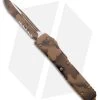 Microtech Ultratech S/E OTF Automatic Knife Camo (3.4" Coyote Camo Serr) -Microtech Shop Microtech Ultratech SE OTF Auto Coyote Camo Camo Partially Serr BHQ 177634 jr