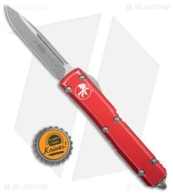 Microtech Ultratech S/E OTF Automatic Knife Distressed Red (3.4" Apocalyptic) -Microtech Shop Microtech Ultratech SE OTF Auto Distressed Red Apocalyptic BHQ 176483 jr bottlecap