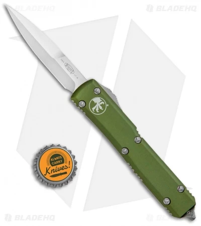 Microtech Ultratech S/E OTF Automatic Knife OD Green (3.4" Satin) 120-4OD 6 Microtech Ultratech S/E OTF Automatic Knife OD Green (3.4" Satin) 120-4OD - Image 4