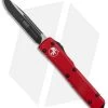 Microtech Ultratech S/E OTF Automatic Knife Red CC (3.4" Black) 121-1RD -Microtech Shop Microtech Ultratech SE OTF Auto Red CC Black 121 1RD BHQ 51581 jr