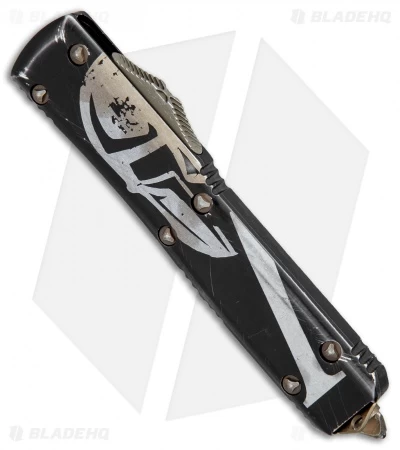 Microtech Spartan Ultratech T/E OTF Automatic Knife Molon Labe CC (3.4" Bronze) 5 Microtech Spartan Ultratech T/E OTF Automatic Knife Molon Labe CC (3.4" Bronze) - Image 3