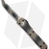 Microtech Ultratech T/E OTF Automatic Knife CC (3.4" Tan Camo Serr) 123-2TC -Microtech Shop Microtech Ultratech TE CC tan camo serr BHQ 52468 er