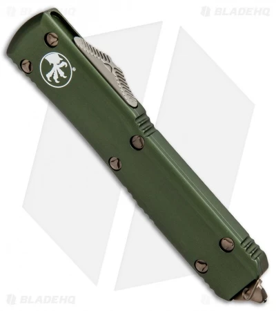 Microtech Ultratech T/E OTF Automatic Knife OD Green CC (3.4" Bronze SW) 4 Microtech Ultratech T/E OTF Automatic Knife OD Green CC (3.4" Bronze SW) - Image 2