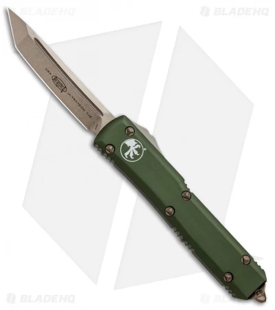 Microtech Ultratech T/E OTF Automatic Knife OD Green CC (3.4" Bronze SW) 3 Microtech Ultratech T/E OTF Automatic Knife OD Green CC (3.4" Bronze SW)