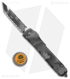 Microtech Ultratech T/E SS Urban Camo OTF Automatic Knife (3.44" Full Serr) -Microtech Shop Microtech Ultratech TE SS Urban Camo OTF Auto Full Serr BHQ 178804 jr bottlecap