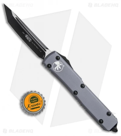 Microtech Ultratech T/E OTF Automatic Knife Gray CC (3.4" Black) 123-1GY 6 Microtech Ultratech T/E OTF Automatic Knife Gray CC (3.4" Black) 123-1GY - Image 4