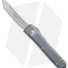 Microtech Ultratech Tanto OTF Automatic Knife Gray (3.4" Stonewash) 123-10GY