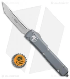 Microtech Ultratech Tanto OTF Automatic Knife Gray (3.4" Stonewash) 123-10GY -Microtech Shop Microtech Ultratech Tanto OTF Auto Gray SW 123 10GY BHQ 27323 jr bottlecap