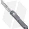 Microtech Ultratech Tanto OTF Automatic Knife Gray (3.4" SW Serr) 123-11GY -Microtech Shop Microtech Ultratech Tanto OTF Auto Gray SW Serr 123 11GY BHQ 27324 jr