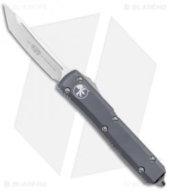 Microtech Ultratech Tanto OTF Automatic Knife Gray CC (3.4" Satin) 123-4GY