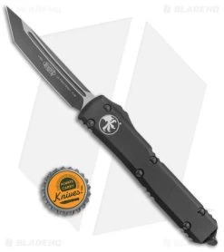 Microtech Ultratech T/E OTF Automatic Knife Tactical CC (3.4" Black) 123-1T -Microtech Shop Microtech Ultratech TeE OTF Auto Tactical CC Black BHQ 50352 jr bottlecap