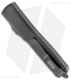 Microtech Ultratech T/E OTF Automatic Knife Tactical CC (3.4" Black) 123-1T -Microtech Shop Microtech Ultratech TeE OTF Auto Tactical CC Black BHQ 50352 jr side