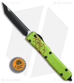 Microtech Ultratech Zombie Tech T/E Automatic Knife CC (3.5" Black) 123-1Z 9 Microtech Ultratech Zombie Tech T/E Automatic Knife CC (3.5" Black) 123-1Z -Microtech Shop Microtech Ultratech Zombie Tech TE black BHQ 13386 er bottlecap