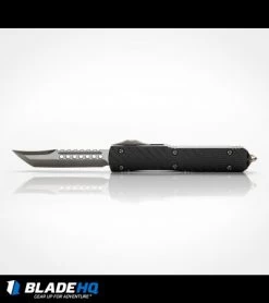 Microtech Ultratech Hellhound Tanto OTF Automatic Knife Carbon Fiber (3.4" SW) -Microtech Shop Microtech Ultratech hellhound cf bronze119 13cf BHQ 51806 dl ig