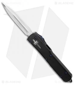 Microtech Ultratech OTF Automatic Knife Double Edge Dagger Black (3" Mirror)