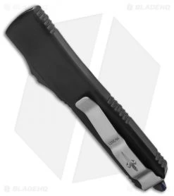 Microtech Ultratech OTF Automatic Knife Double Edge Dagger Black (3" Mirror) -Microtech Shop Microtech Utratech OTF Automatic Knife Double Edge 3 Mirror BHQ 134547 LS Side