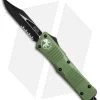 Microtech Combat Troodon Bowie OTF Knife OD Green (3.8" Black Serr) 146-2OD -Microtech Shop Microtech combat troodon bowie OD green black serr 146 2OD BHQ 51954 er