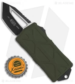 Microtech Exocet Tanto CA Legal OTF Automatic Knife OD Green (1.9" Black) -Microtech Shop Microtech exocet tanto ca legal otf auto od green black BHQ 117955 jr