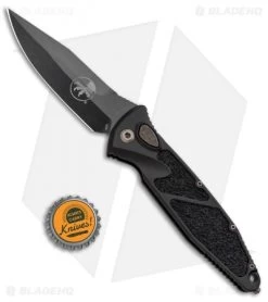 Microtech Signature Series Socom Elite S/E Automatic Knife Black (4" Black) -Microtech Shop Microtech socom Elite Signature SE Auto Black 160 1DLCSS BHQ 93576 jr bottlecap