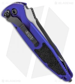 Microtech Socom Elite T/E Automatic Knife Purple (4" Two-Tone) 161A-1PU 8 Microtech Socom Elite T/E Automatic Knife Purple (4" Two-Tone) 161A-1PU -Microtech Shop Microtech socom Elite TE Auto Purple TT 161A 1PU BHQ 99306 jr side