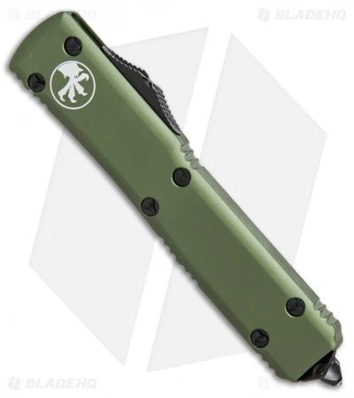 Microtech Ultratech D/E OTF Automatic Knife OD Green CC (3.4" Black Serr) 4 Microtech Ultratech D/E OTF Automatic Knife OD Green CC (3.4" Black Serr) - Image 2