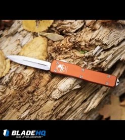 Microtech UTX-70 D/E OTF Automatic Knife Orange (2.4" Satin) 147-4OR -Microtech Shop Microtech utx 70 147 4or BHQ 49731 fall dl